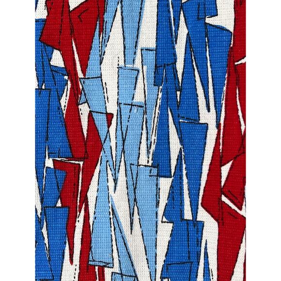 Vintage 60s Size Medium Button Front Cropped Jacket MCM Mod Mid Century - Picture 6 of 7